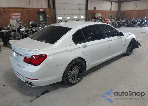 2013 BMW 750Li z USA, uszkodzony, nr VIN WBAYE8C5XDDS15973